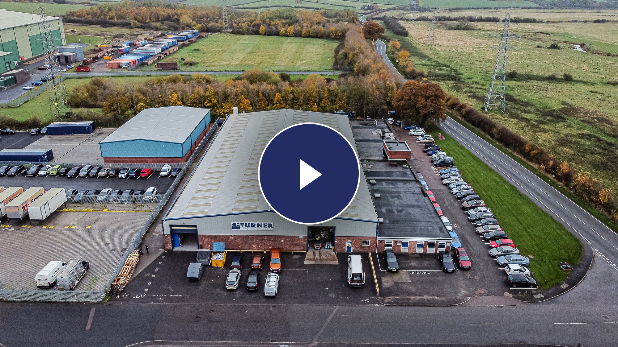 Home | Corporate Video Play Graphic with Image